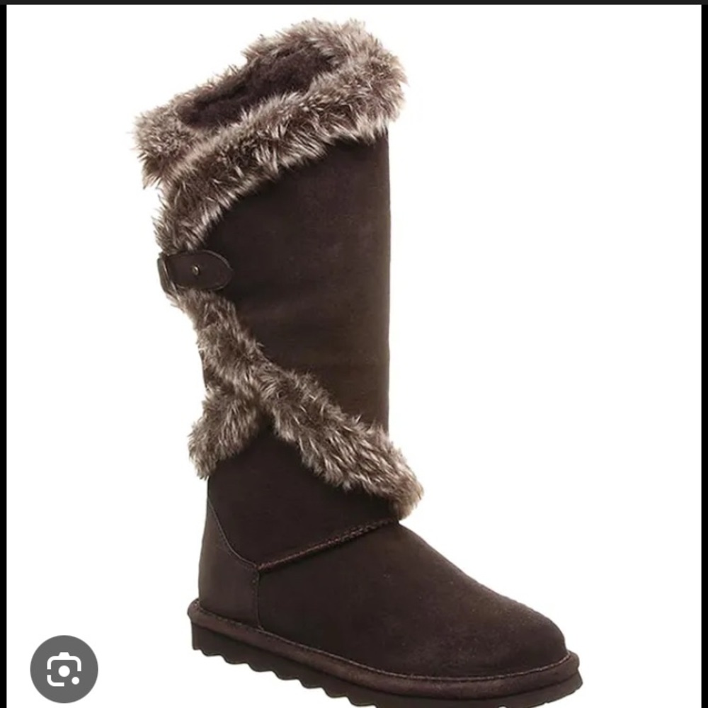 Bear Paw women’s Sheila boots, chocolate, sz 10 NIB